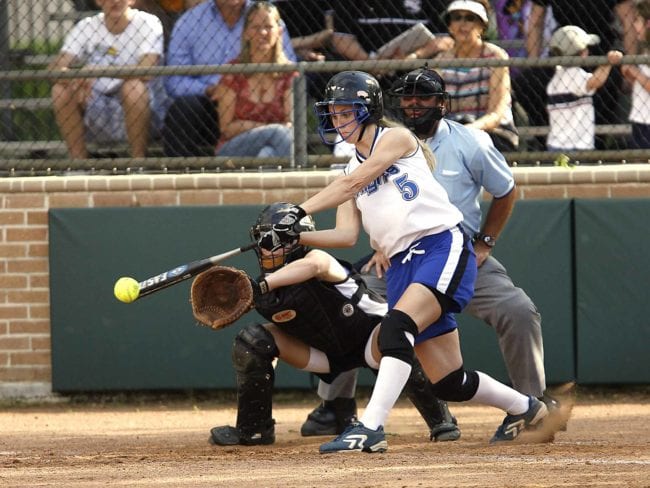 softball batting