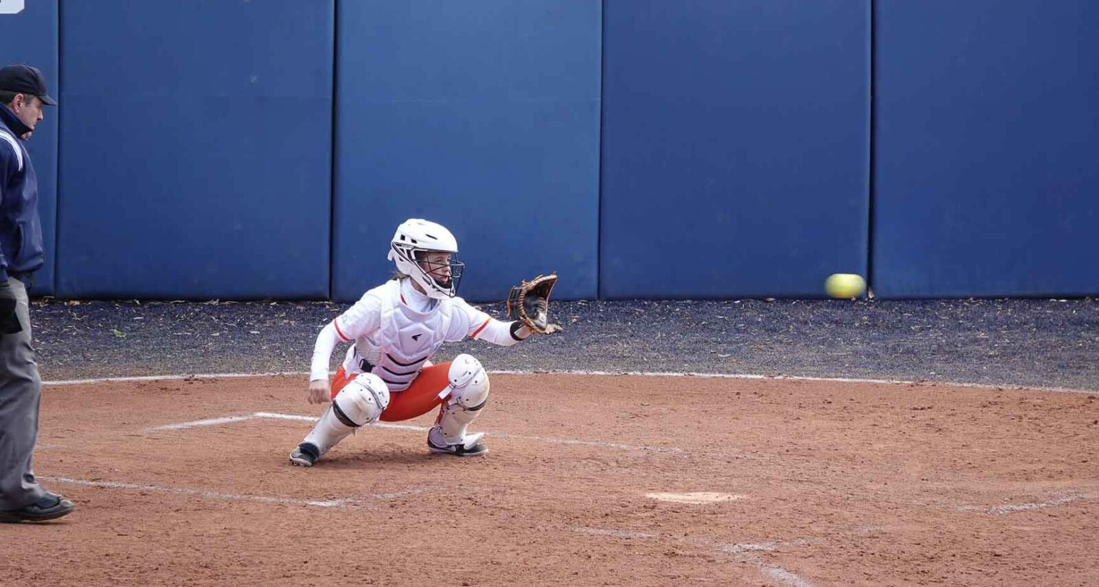 softball catchers throwing camp