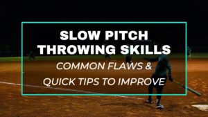 slow pitch softball throwing