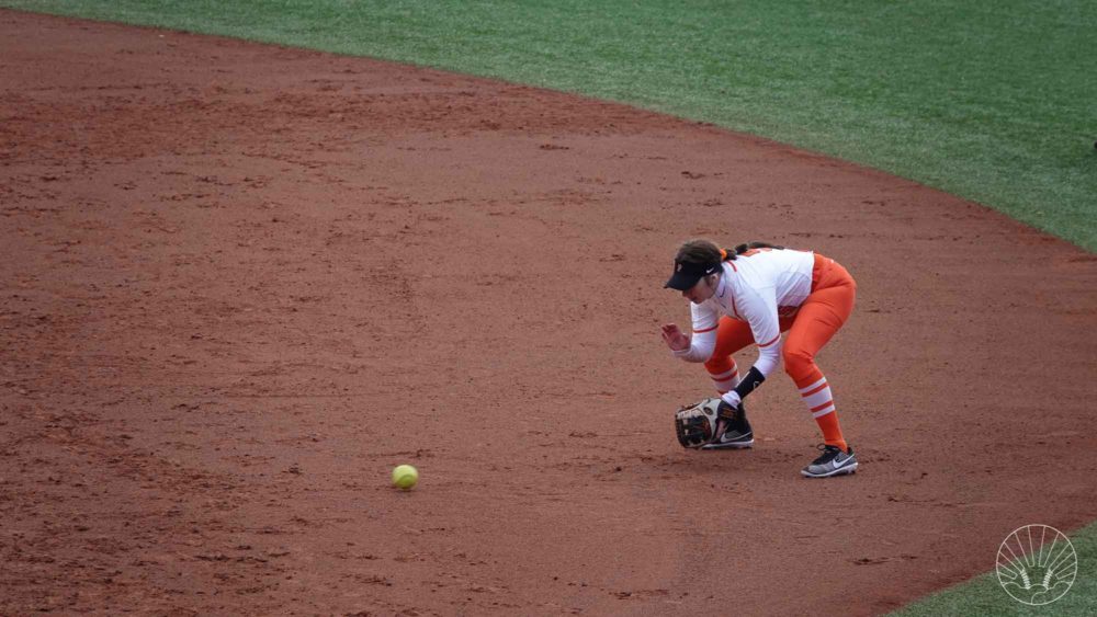 second base position in softball
